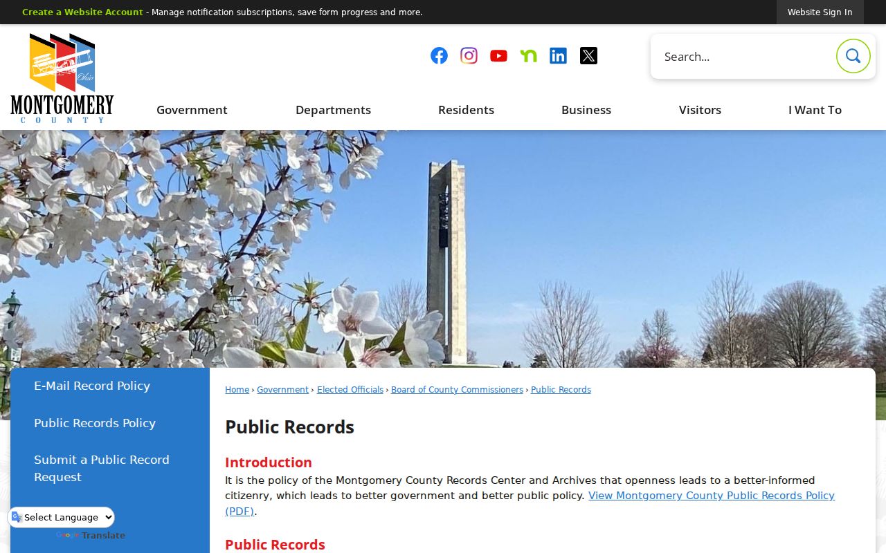 Montgomery County civil docket public records routing source