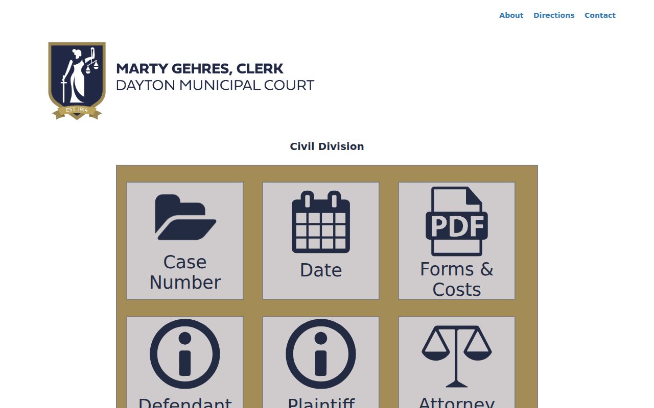 Montgomery County civil docket official civil search source