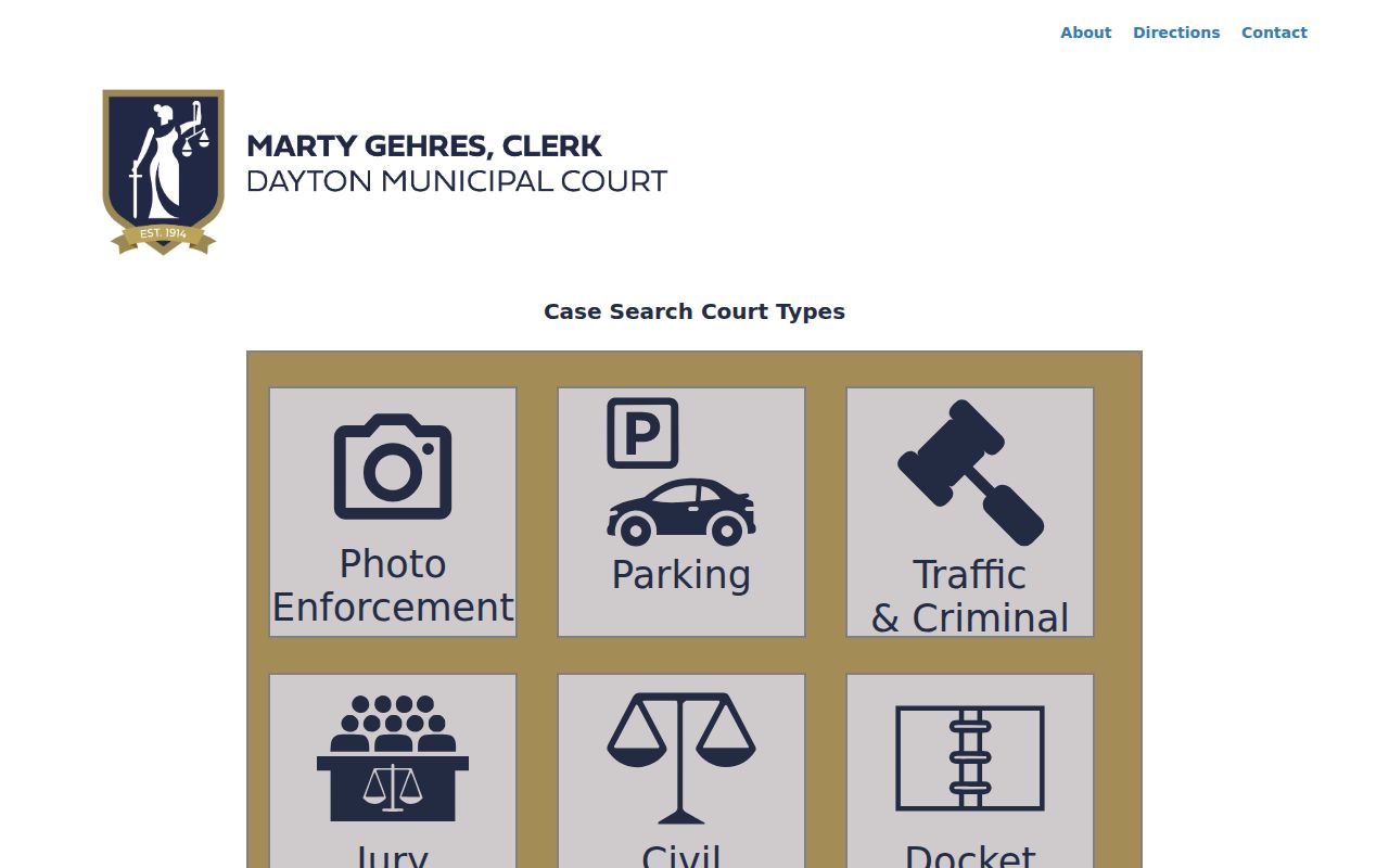 Dayton court docket official clerk portal